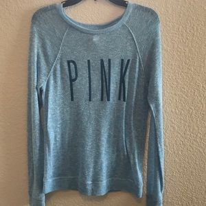 PINK blue comfy sweater